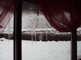 Stalactites de glace